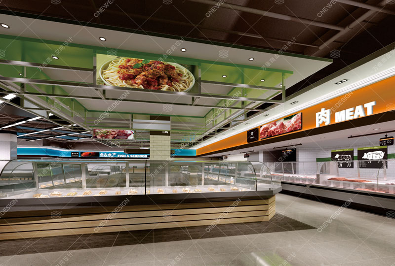 阳光湾畔精品超市设计_万维商业空间设计