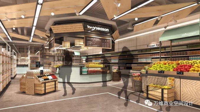 万维超市设计项目_Merryseason每时美季精品超市设计效果图