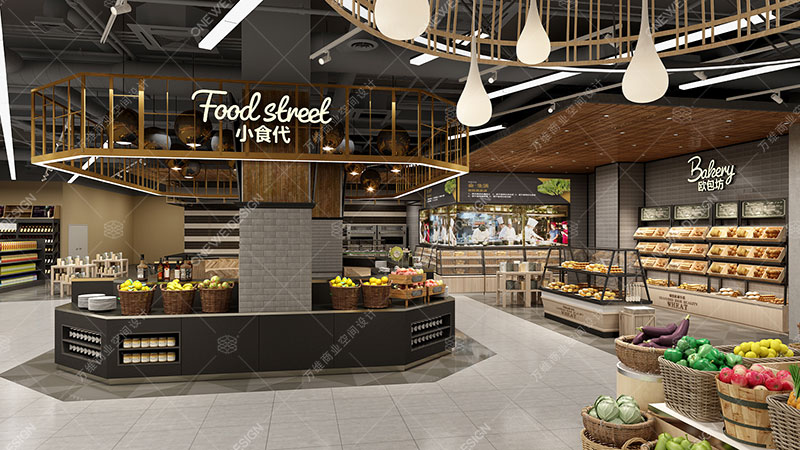 万维商业空间设计案例--卜蜂莲花精品超市