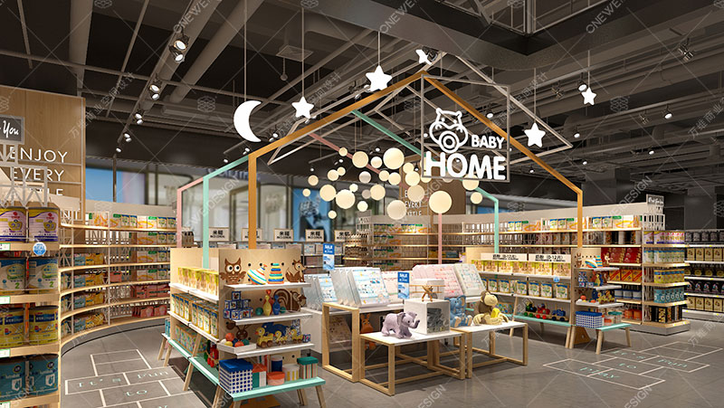 万维商业空间设计案例-盒马鲜生新零售超市
