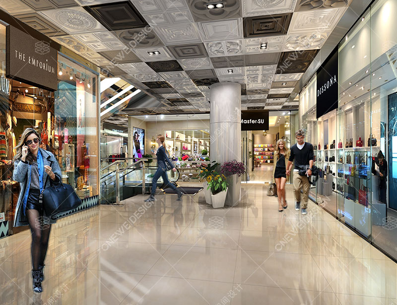 万维购物中心设计案例，永乐风尚