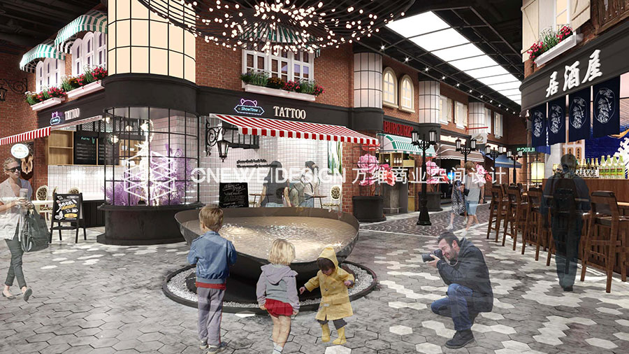 主题街区设计效果图