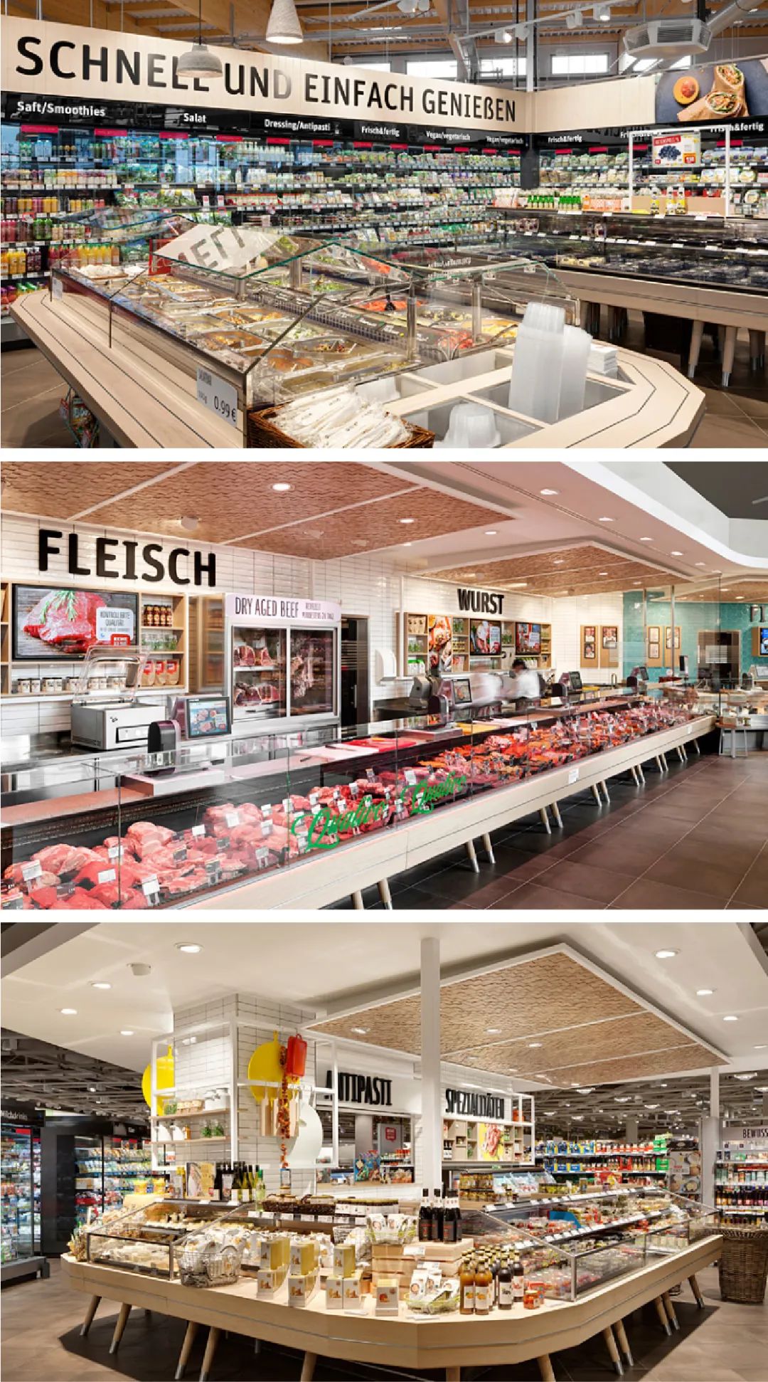 REWE超市设计，新鲜广场理念带给消费者更好的情感体验