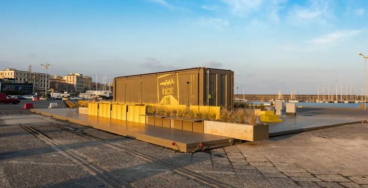 集装箱的华丽转身：探索Catania港的高颜值咖啡厅设计