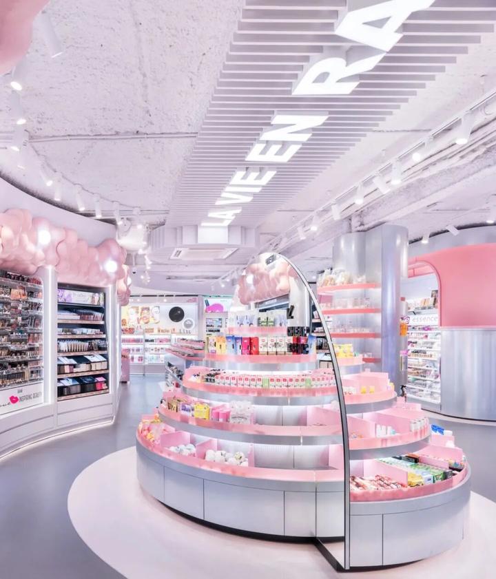 彩妆店面设计：Primor马德里彩妆旗舰店