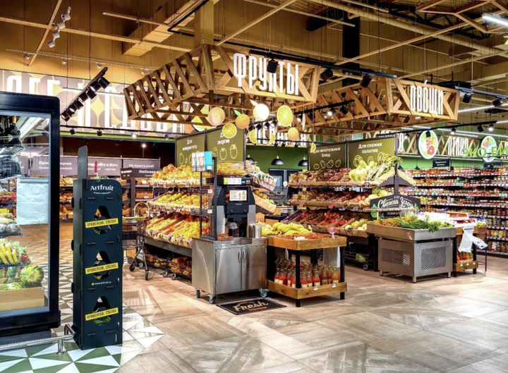 连锁超市设计：俄罗斯超市Tabris