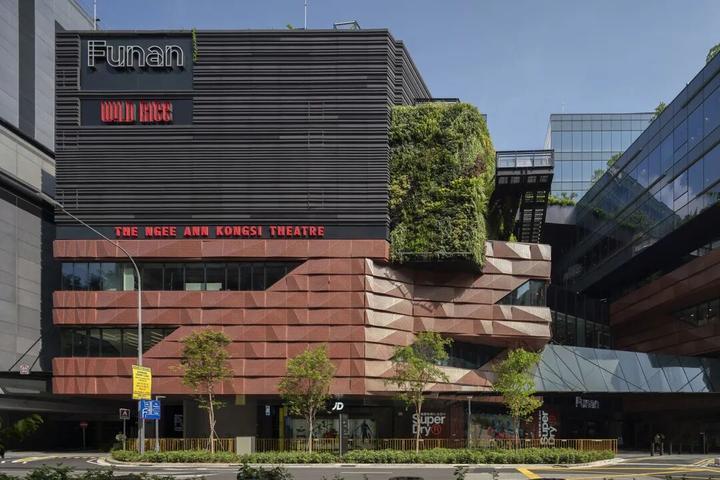 商业综合体改造设计：新加坡Funan Mall