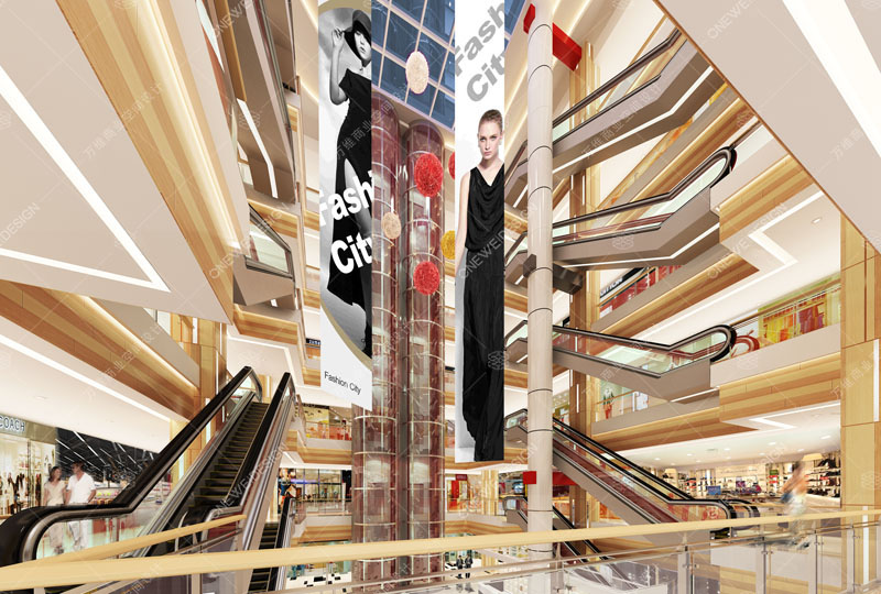 福隆城购物中心设计_万维商业空间设计