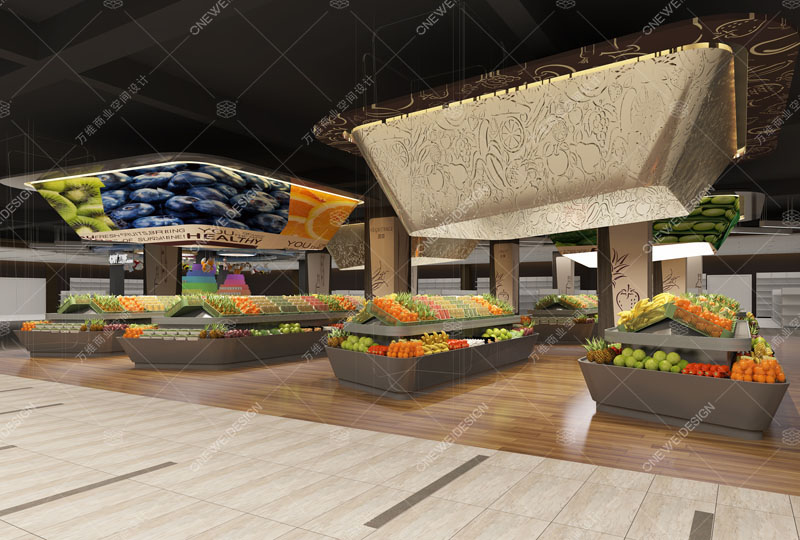 赛扬精品超市设计_万维商业空间设计