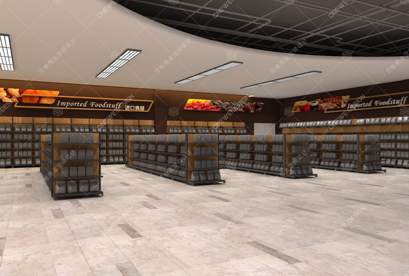 赛扬精品超市设计_万维商业空间设计