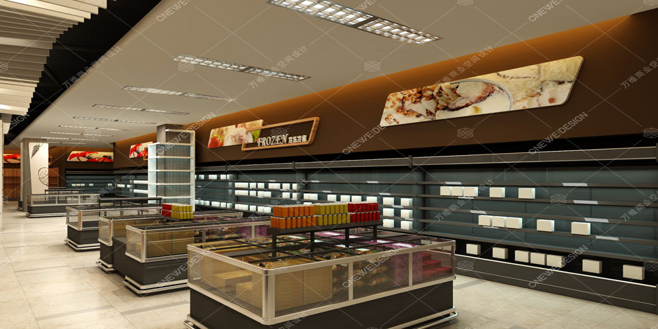 赛扬精品超市设计_万维商业空间设计