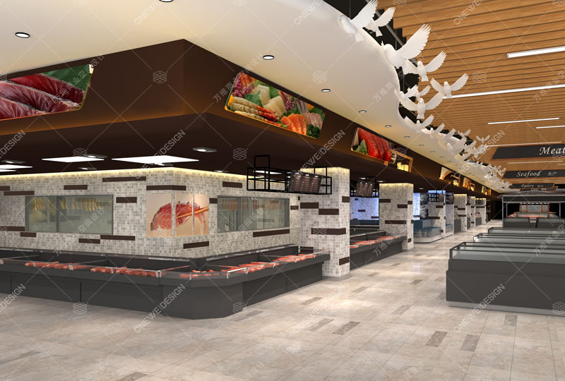 赛扬精品超市设计_万维商业空间设计