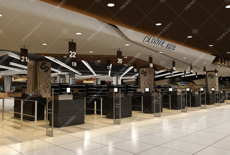 赛扬精品超市设计_万维商业空间设计