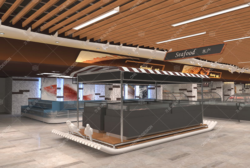 赛扬精品超市设计_万维商业空间设计