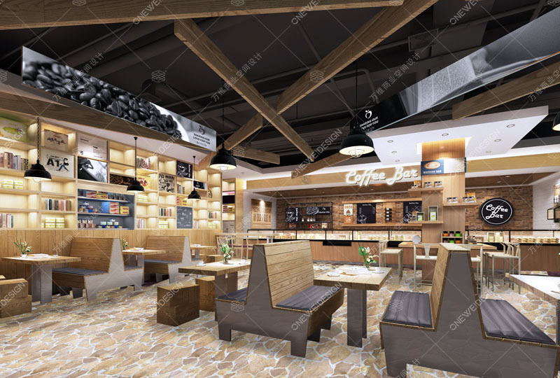 快乐真棒精品超市设计_万维商业空间设计