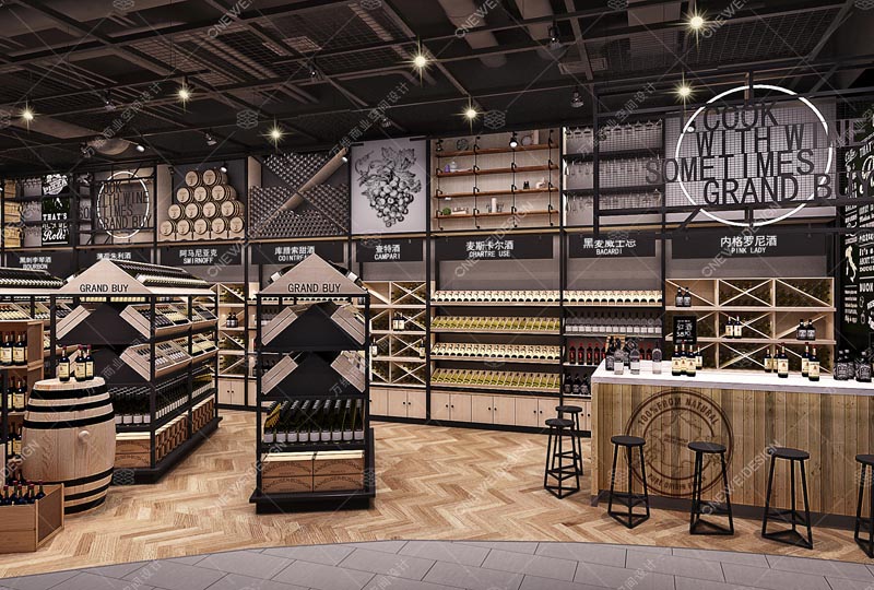 广百家精品超市设计_万维商业空间设计