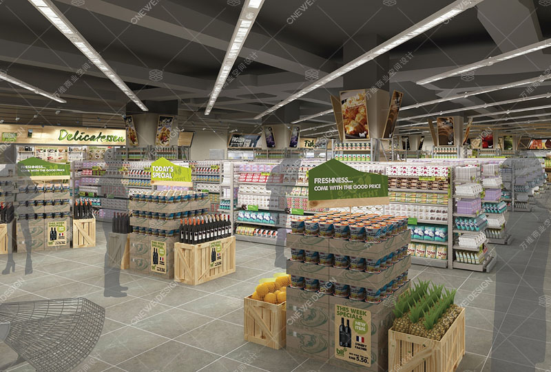 BLT精品超市设计_万维商业空间设计