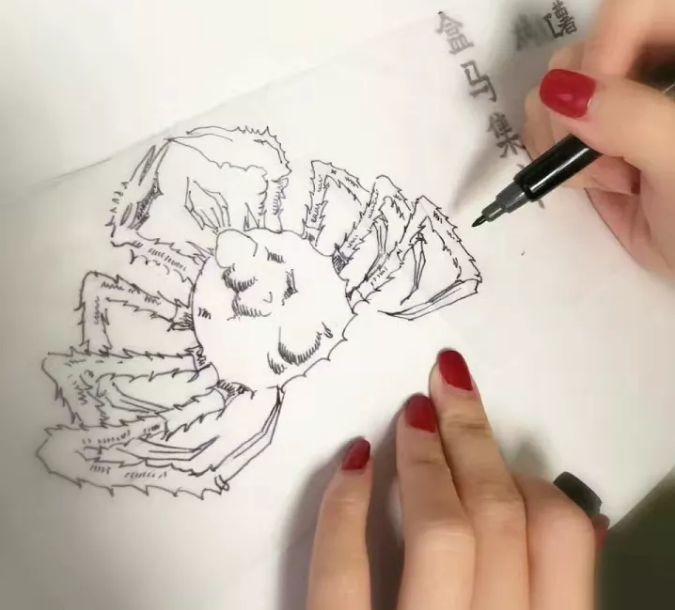 万维超市设计--盒马鲜生VI手绘