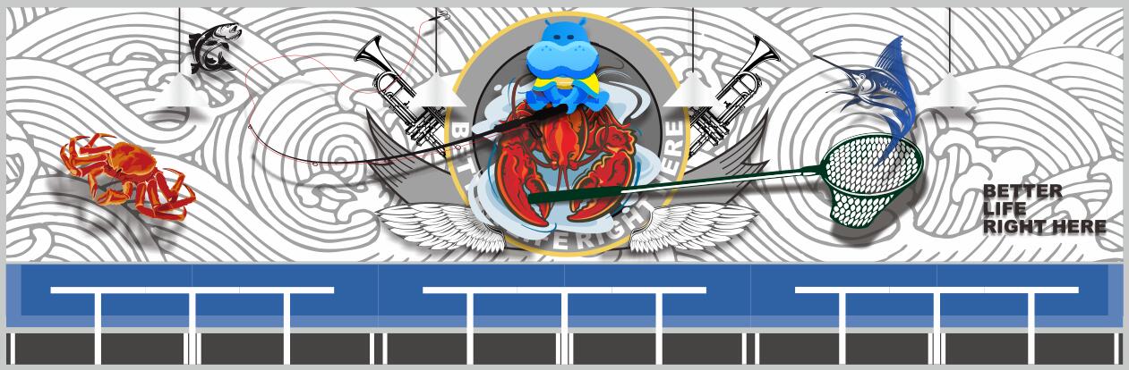 万维超市设计--盒马鲜生VI设计