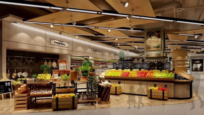 万维超市设计项目_Merryseason每时美季精品超市设计效果图