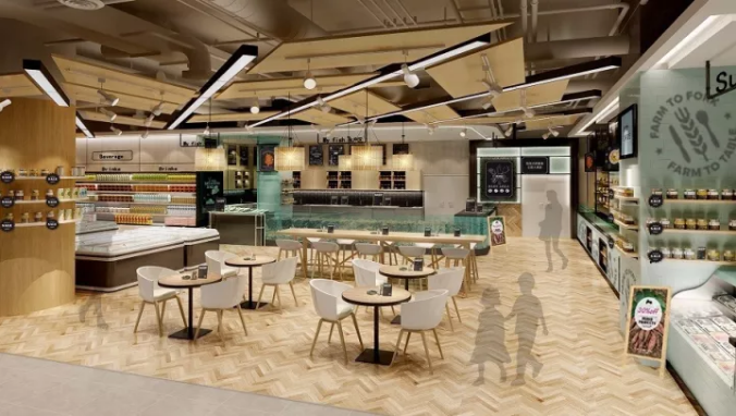 万维超市设计项目_Merryseason每时美季精品超市设计效果图