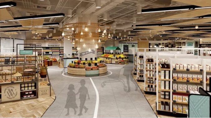 万维超市设计项目_Merryseason每时美季精品超市设计效果图