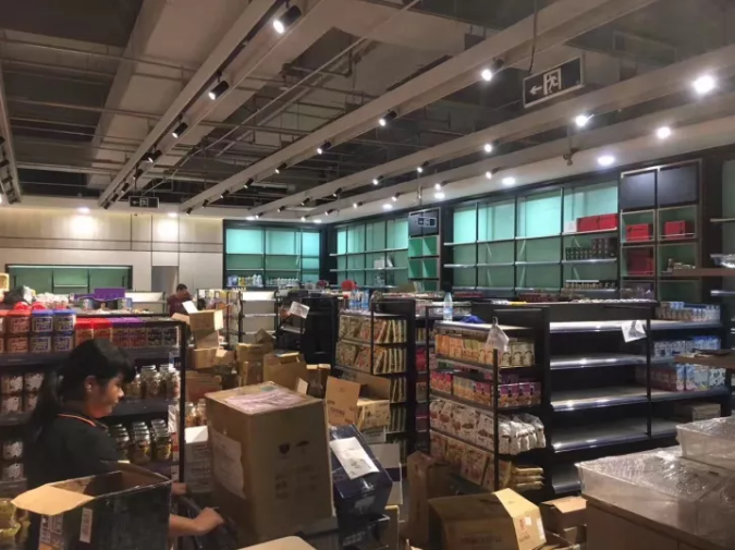 万维超市设计项目_Merryseason每时美季精品超市设计施工现场