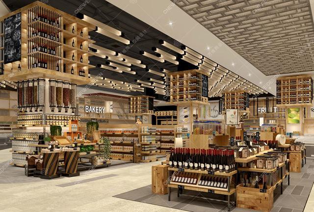 万维商业空间设计案例-W-SUPER精品超市