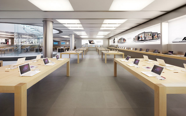 苹果线下体验店商业空间设计