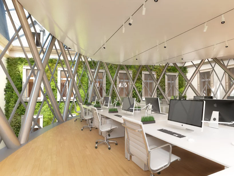 商业空间设计鉴赏hôteldespostes办公空间设计