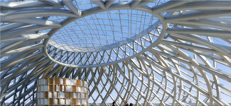 商业空间设计鉴赏卢森保hôteldespostes商业综合体设计