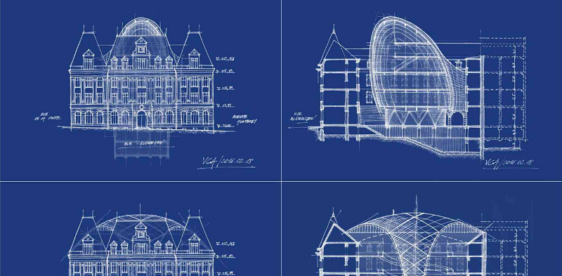 商业空间设计鉴赏卢森保hôteldespostes商业综合体设计