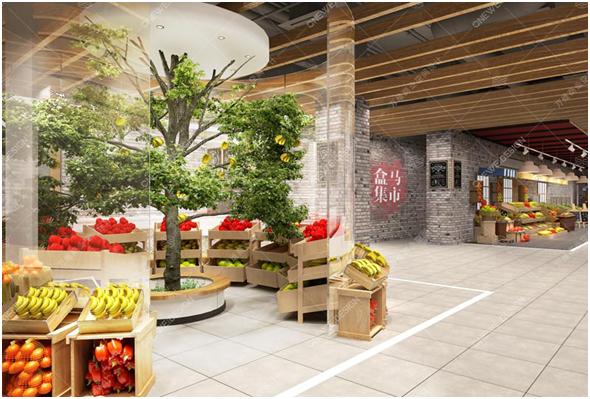 万维生鲜超市设计案例：盒马鲜生