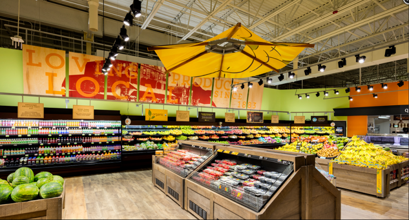 超市生鲜区照明设计