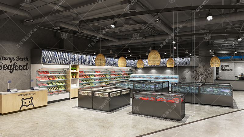 新零售商业空间设计案例-盒马鲜生