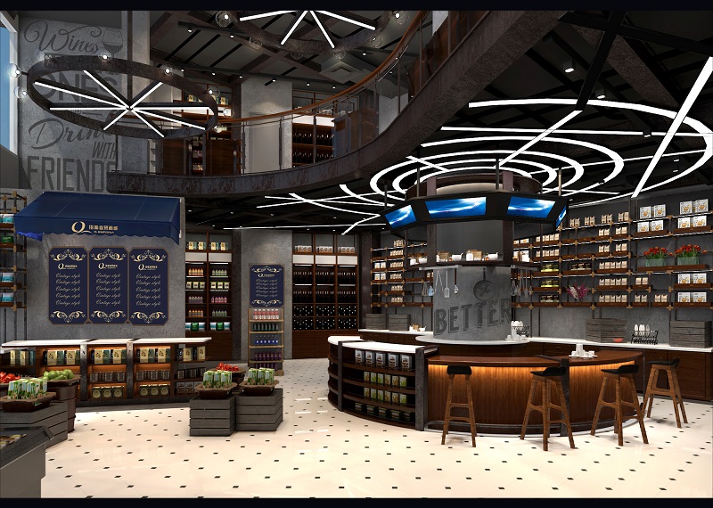 超市照明设计案例--招商局