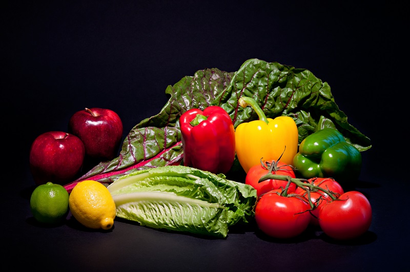 超市生鲜区灯光