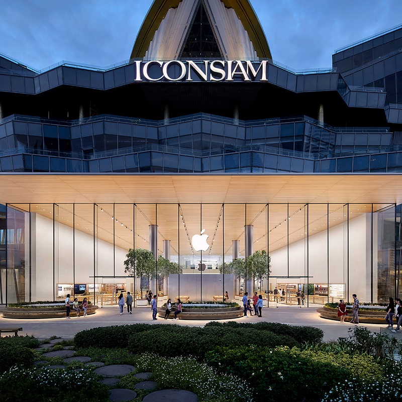 商业空间设计理念的转变：泰国第一家Apple旗舰店