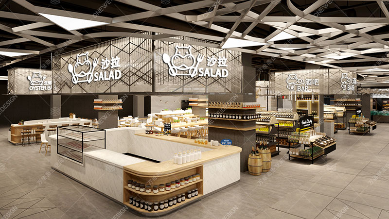 盒马鲜生餐食区