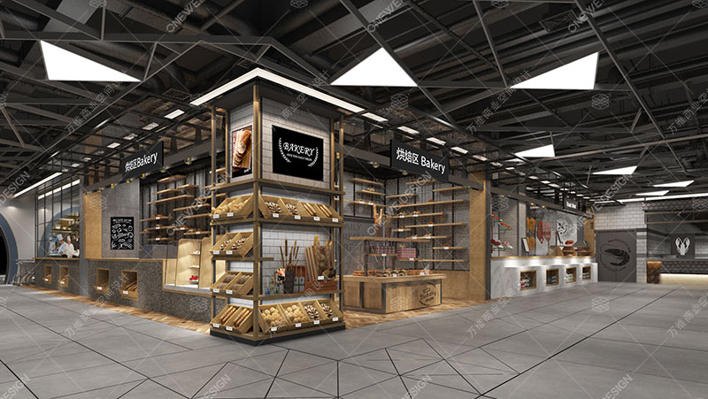 盒马鲜生烘焙区设计