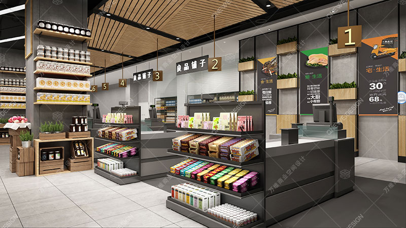 超市装修设计效果图