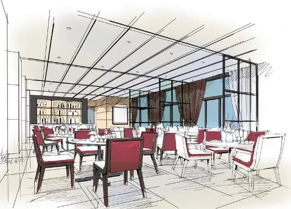 餐饮商业空间设计中的手绘赏析