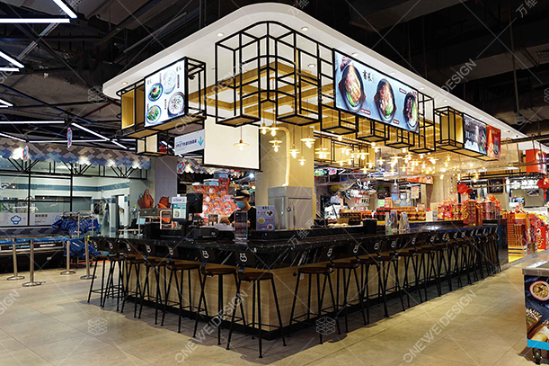 万维设计精品超市盒马鲜生项目现场图