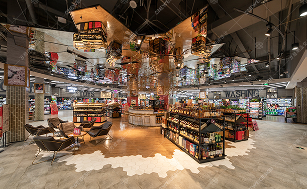 万维设计精品超市北国先天下ULIFE项目现场图