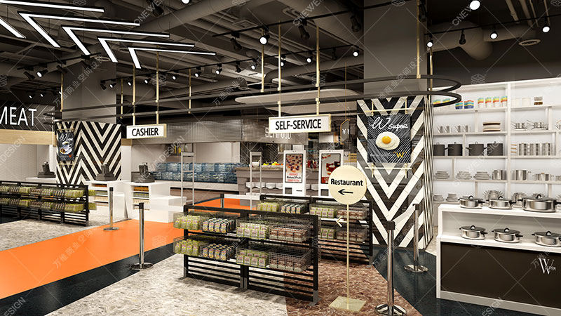 商业空间线条设计