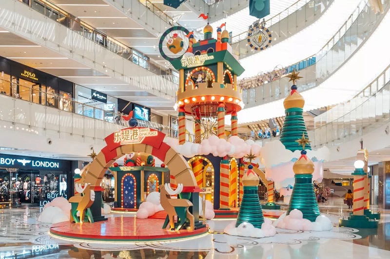 内场的魔法城堡商业美陈设计实景