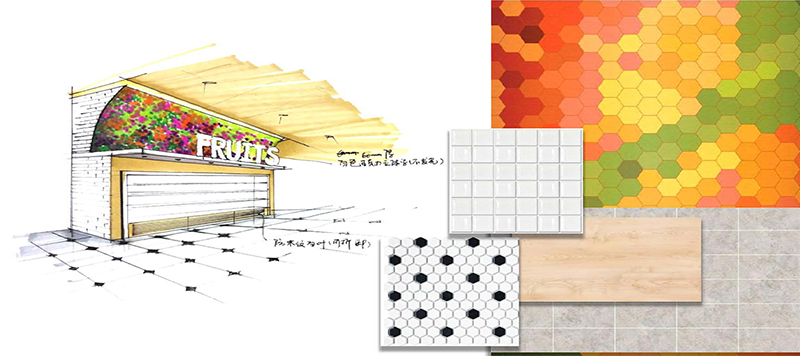 W-Super精品超市色彩设计