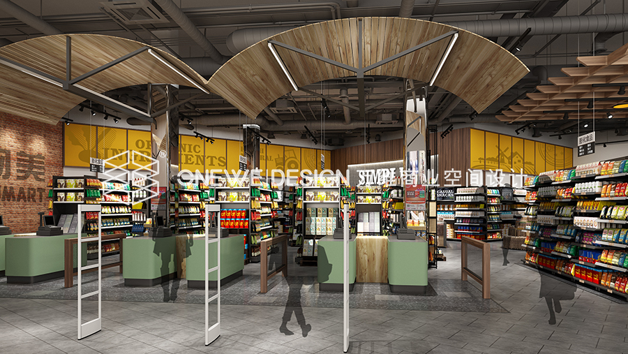 兰州物美超市零食区设计