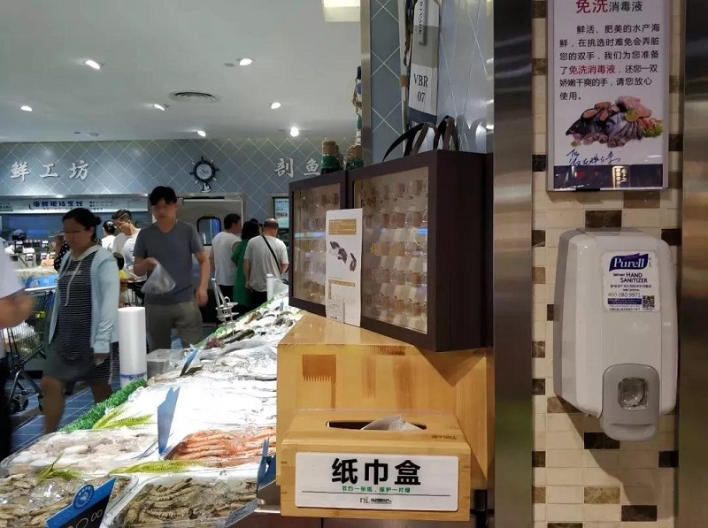 胖东来生鲜区细节设计