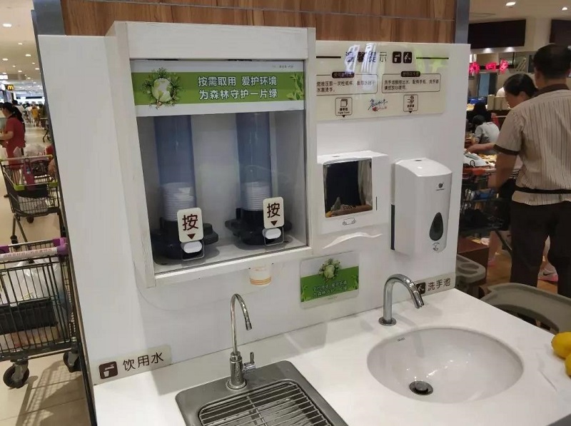 胖东来洗手区设计